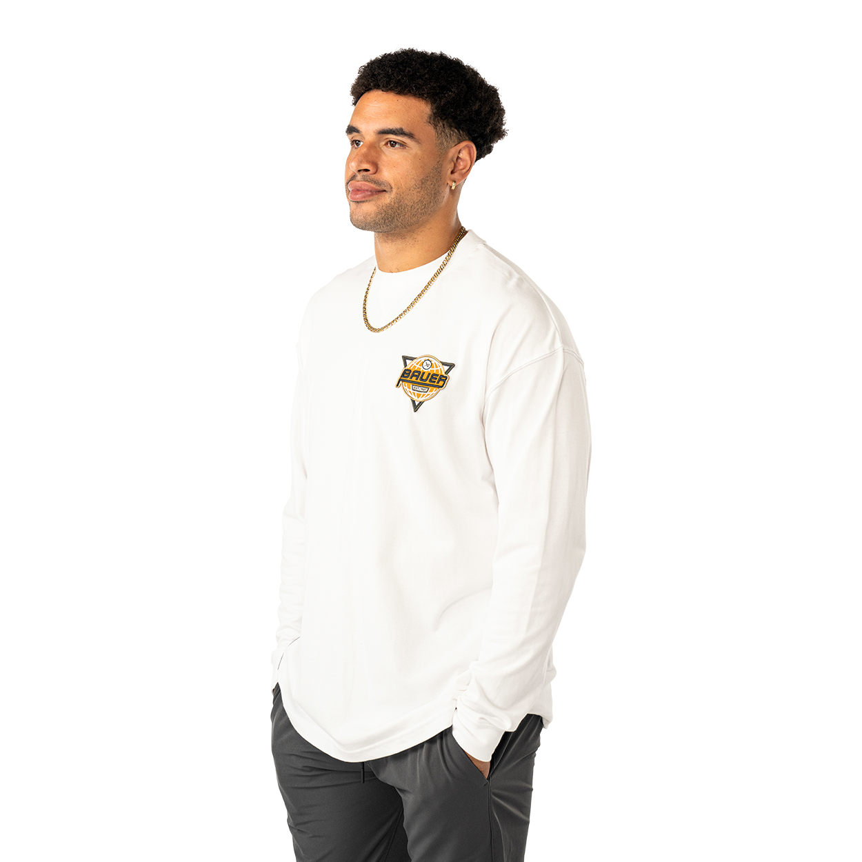 BAUER LONG SLEEVE RETRO TEE