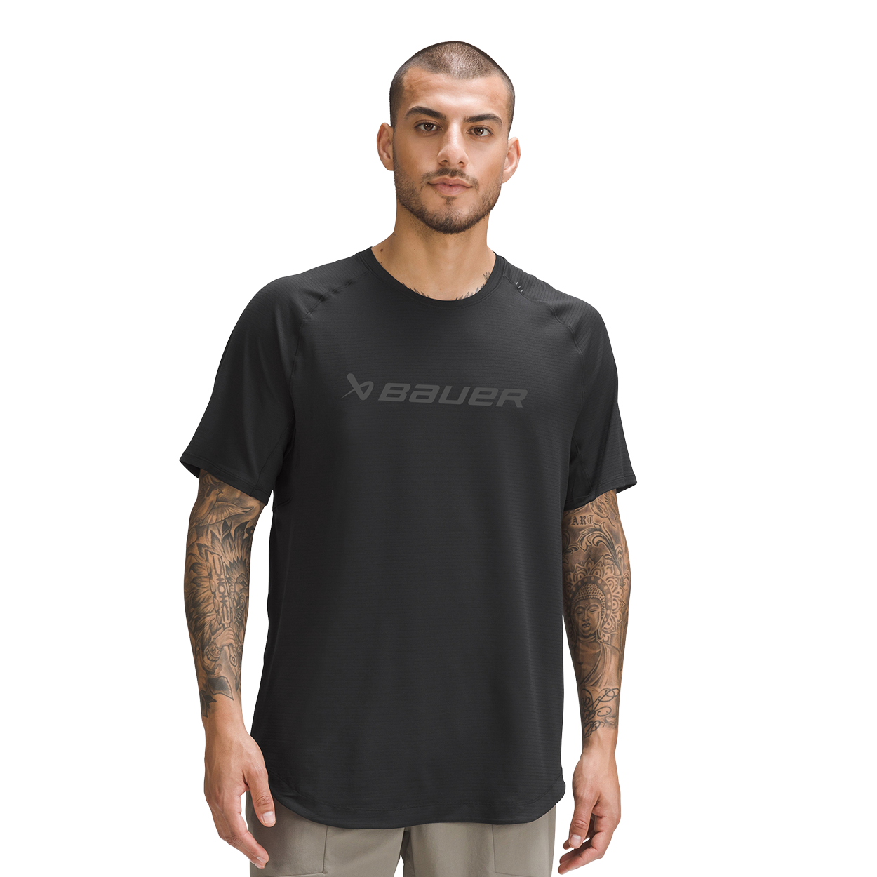 BAUER lululemon LICENSE TO TRAIN SHORT SLEEVE