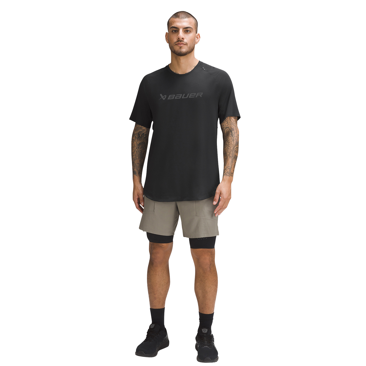 BAUER lululemon LICENSE TO TRAIN SHORT SLEEVE