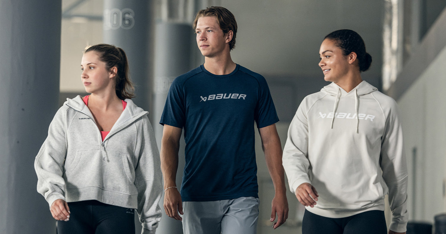 BAUER Hockey on X: Every drop of sweat proves you won't give up. Explore  the authorized retail line of BAUER // @lululemon women's apparel,  featuring our new #WomensMovementNeverStops logo. WOMEN'S APPAREL STILL