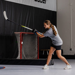 The newest line of mini sticks from Bauer Hockey comes with an added twist  - you won't know which stylish design you're buying! Designs range from, By Strauss Skates & Bicycles