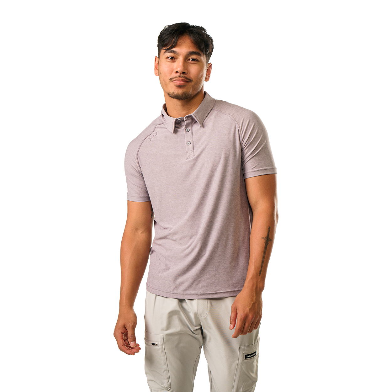 BAUER PERFORMANCE POLO LILAC