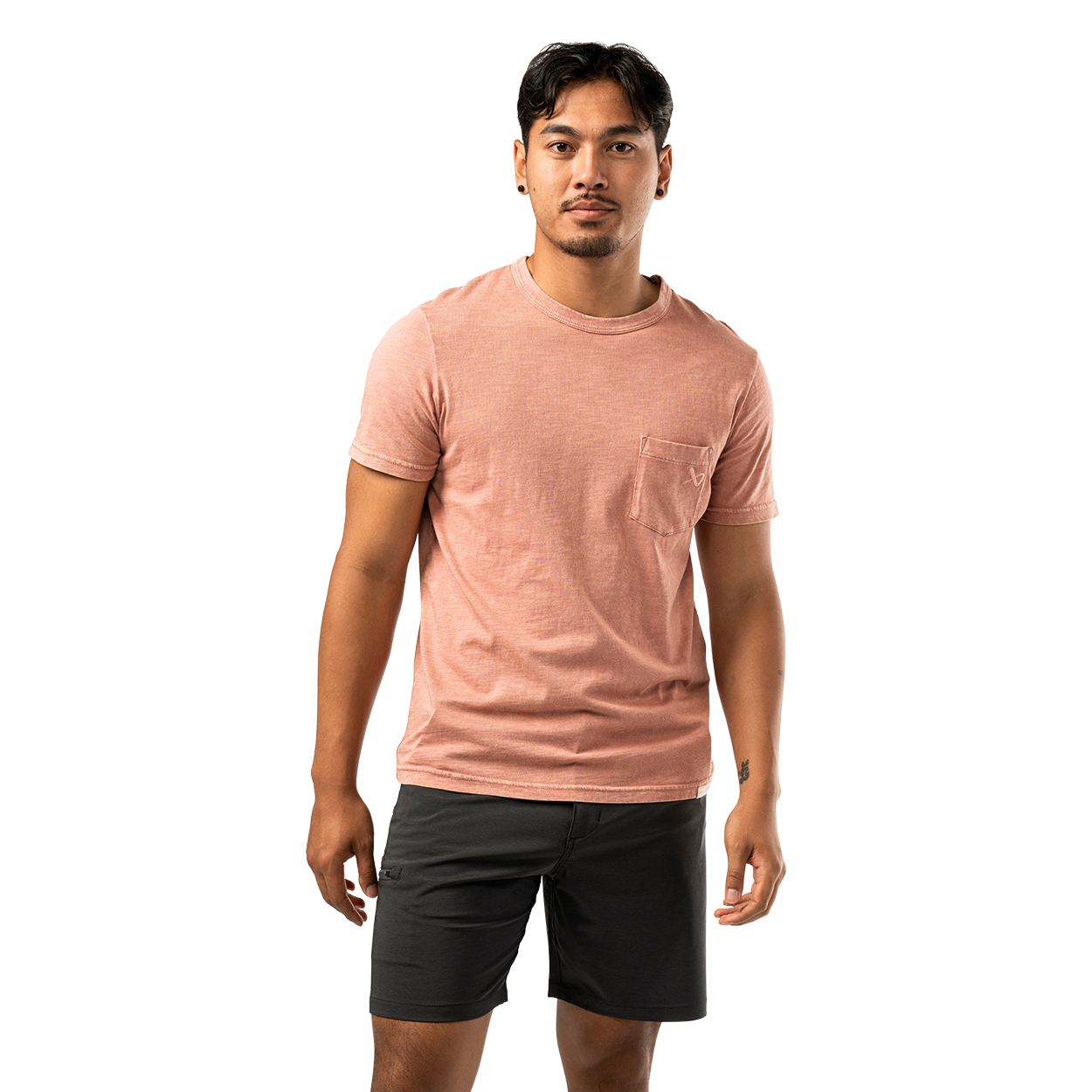 BAUER POCKET TEE ASH ROSE SENIOR
