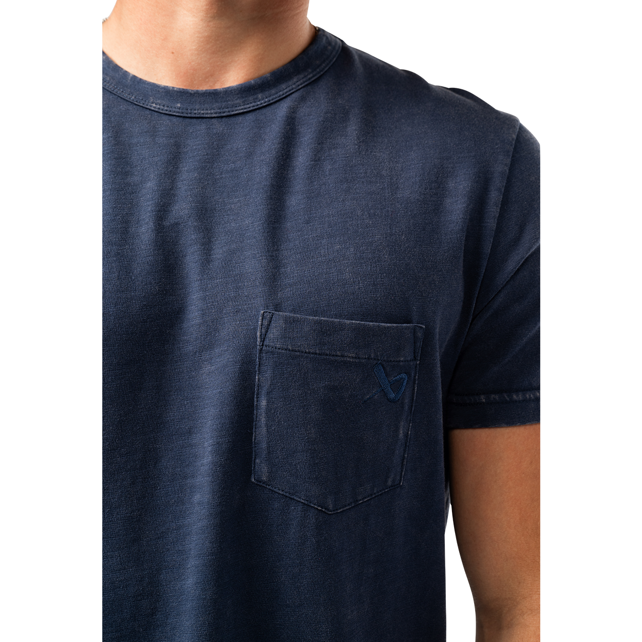 BAUER POCKET TEE NAVY SENIOR