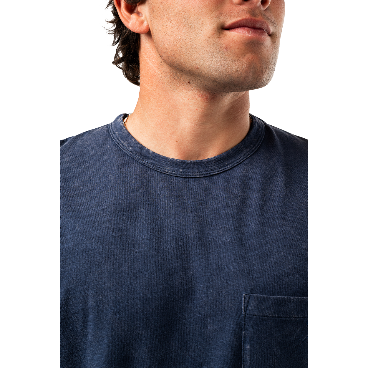 BAUER POCKET TEE NAVY SENIOR