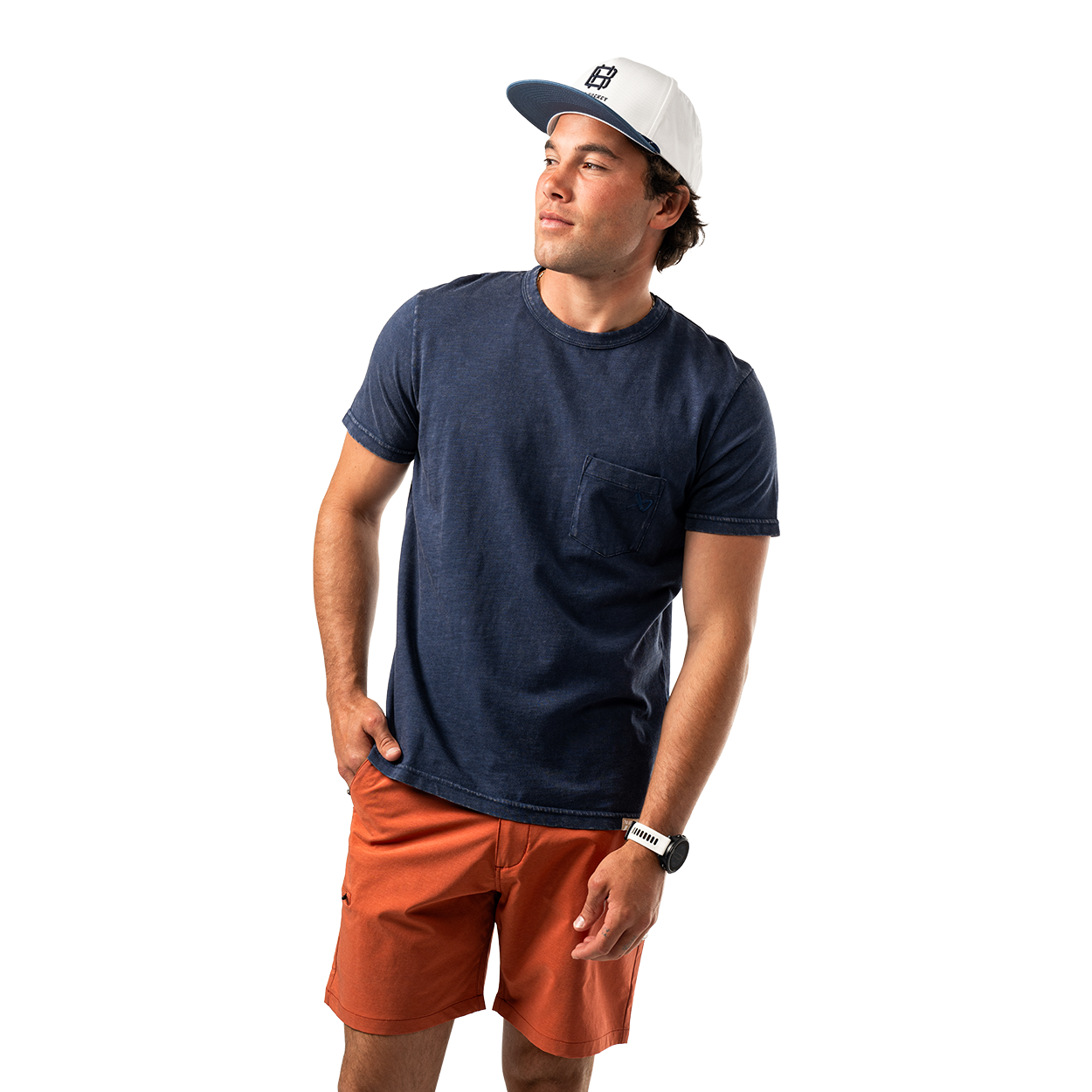 BAUER POCKET TEE NAVY SENIOR