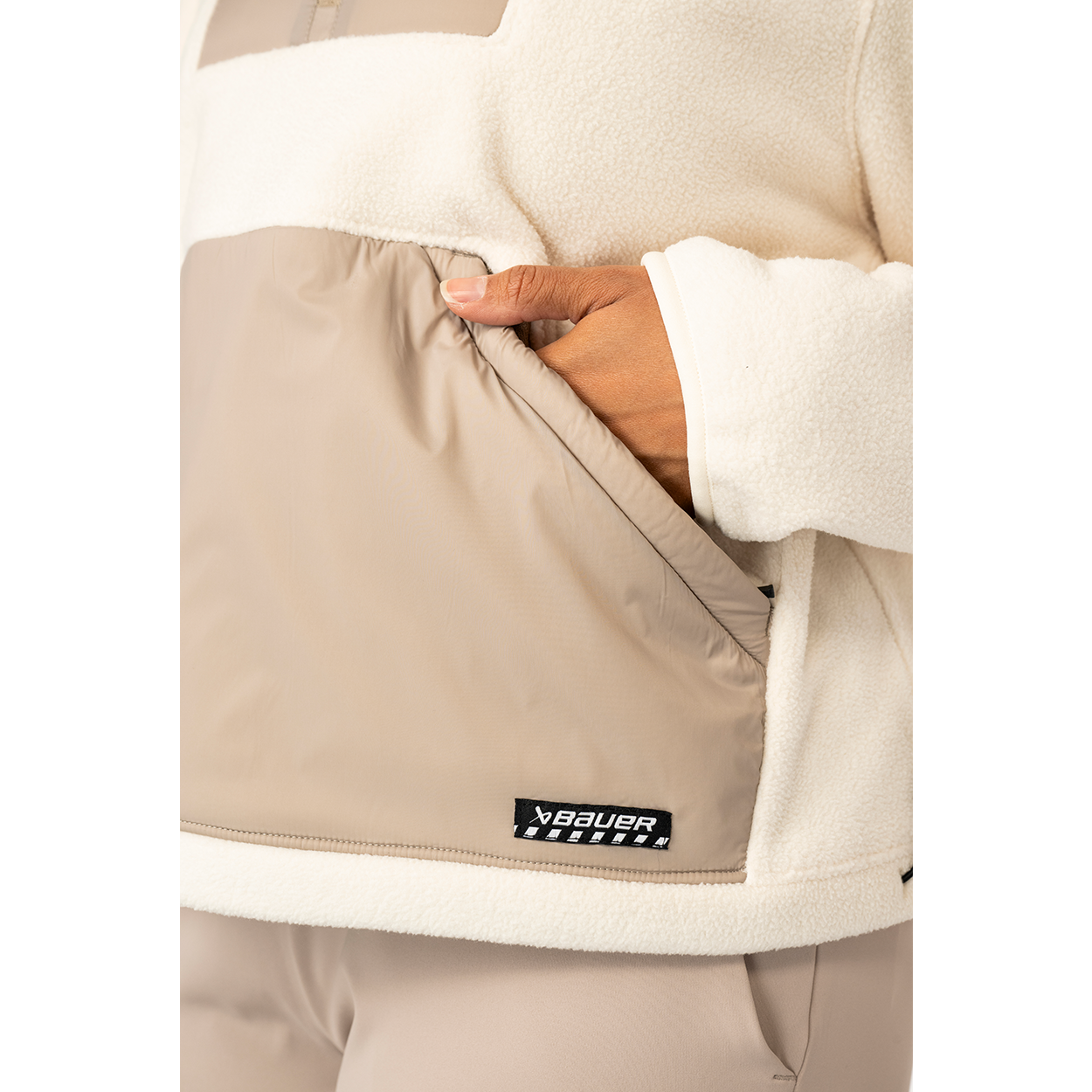 BAUER Womens Polar Fleece ½ Zip