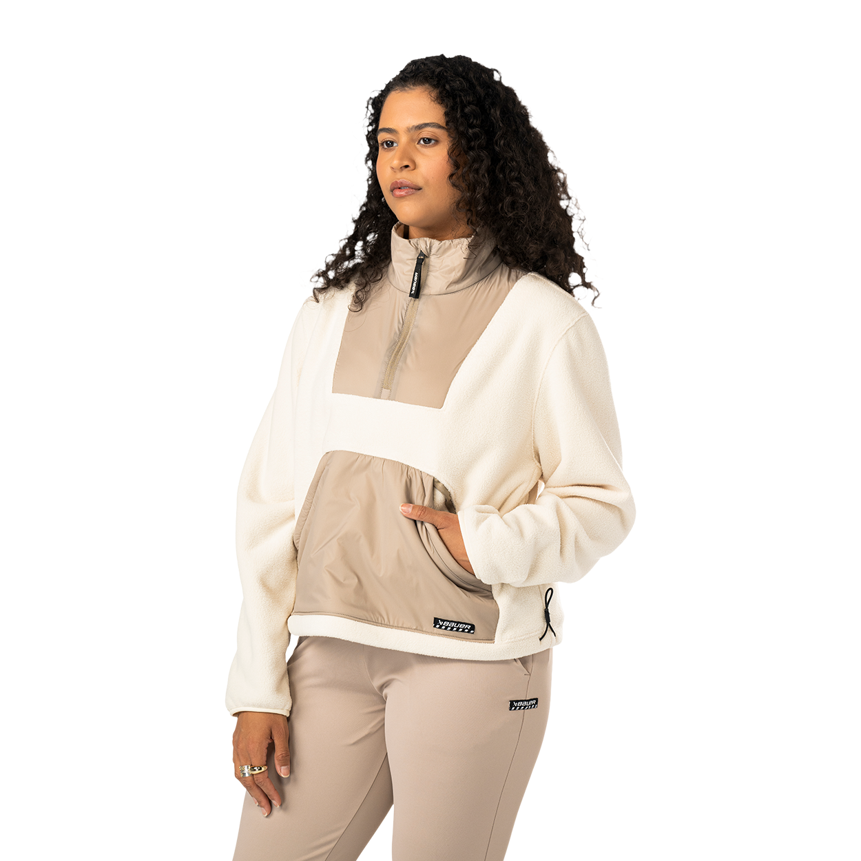BAUER Womens Polar Fleece ½ Zip