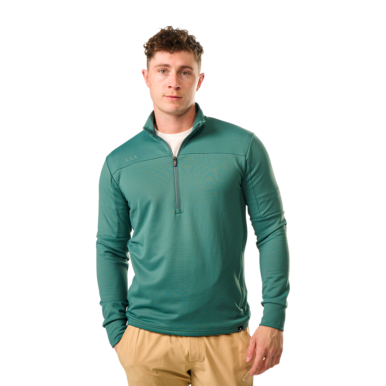BAUER SHOWSTOPPER ¼ ZIP SEA PINE