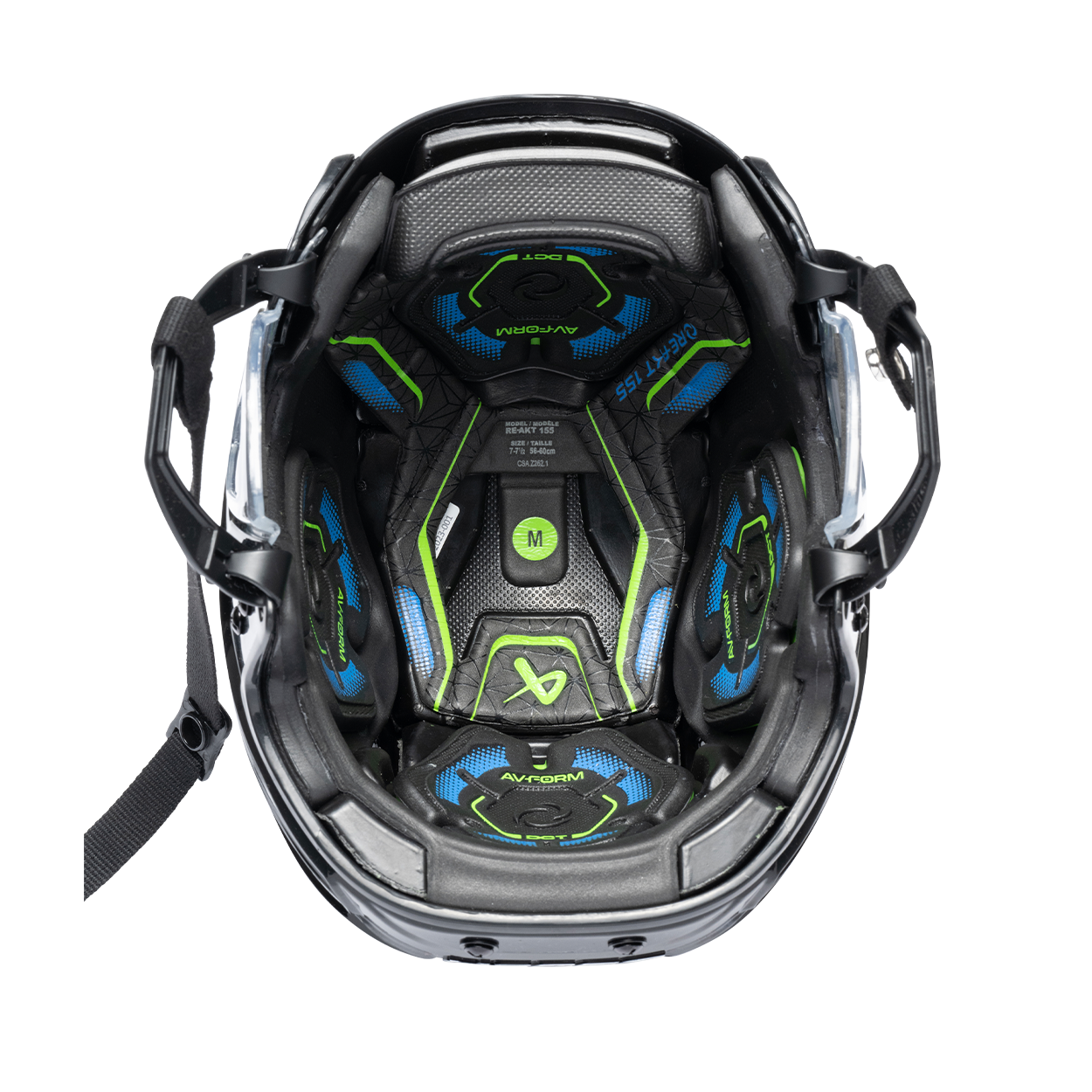 bauer bike helmets Re-Akt 55 Hockey Helmet Combo with Facemask, Senior (Black, Small) : Sports & Outdoors AV Form Pod Four inner form pods mounted on a pivot allow for multi Used Bauer REACT 155 S