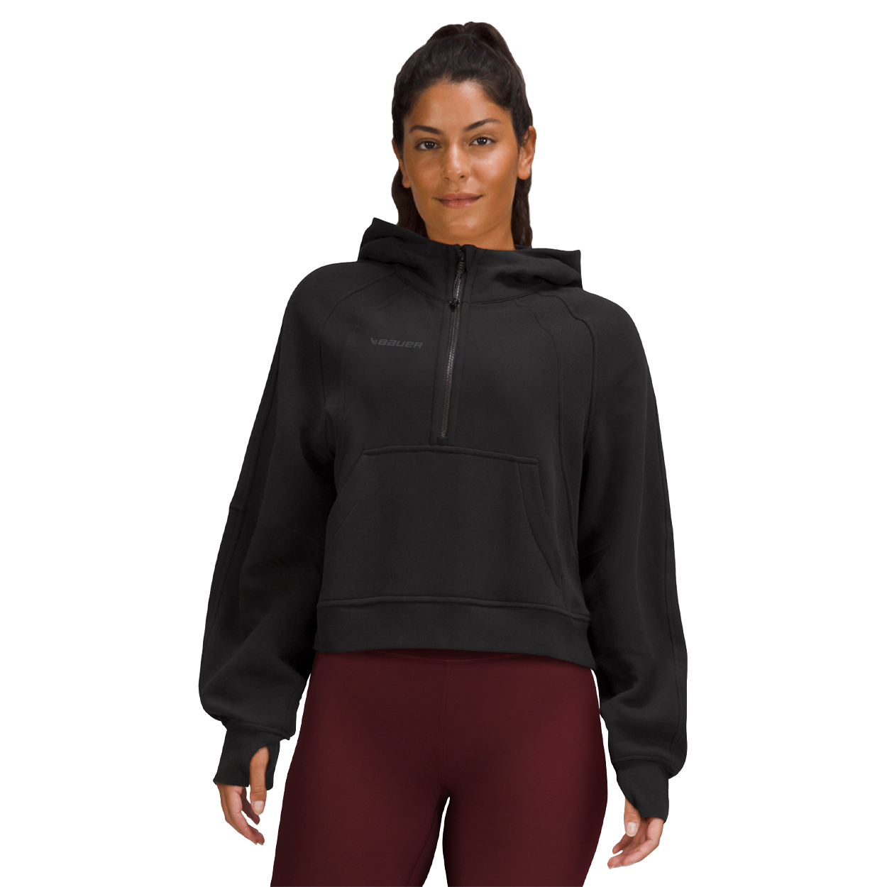 BAUER // lululemon SCUBA 1/2 ZIP BLACK