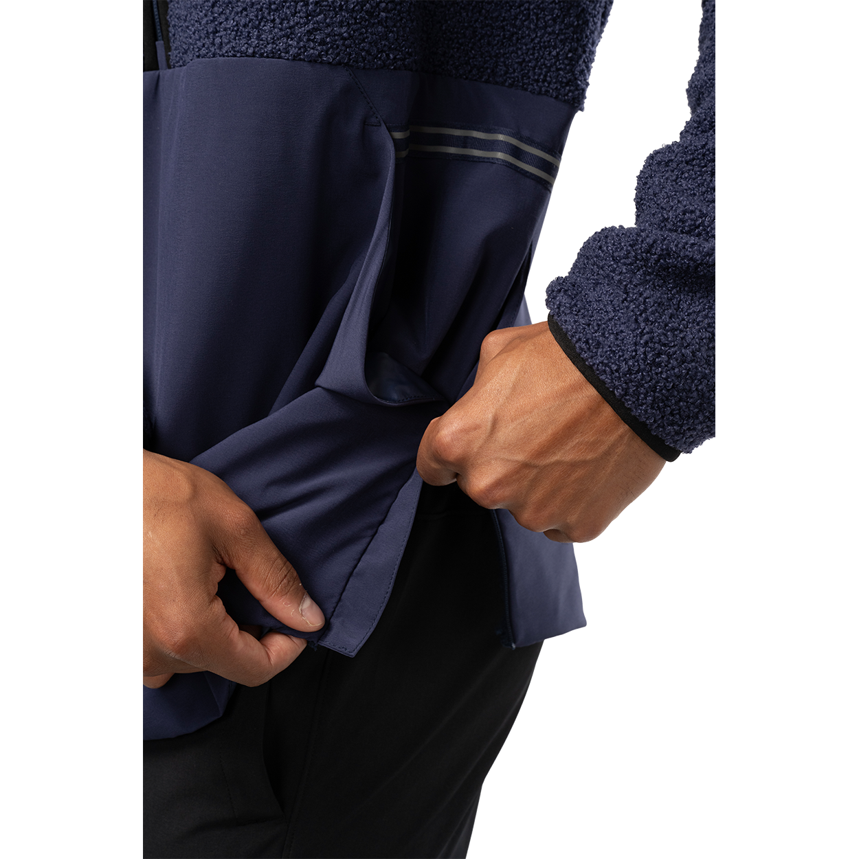 Sherpa pullover hot sale with pockets