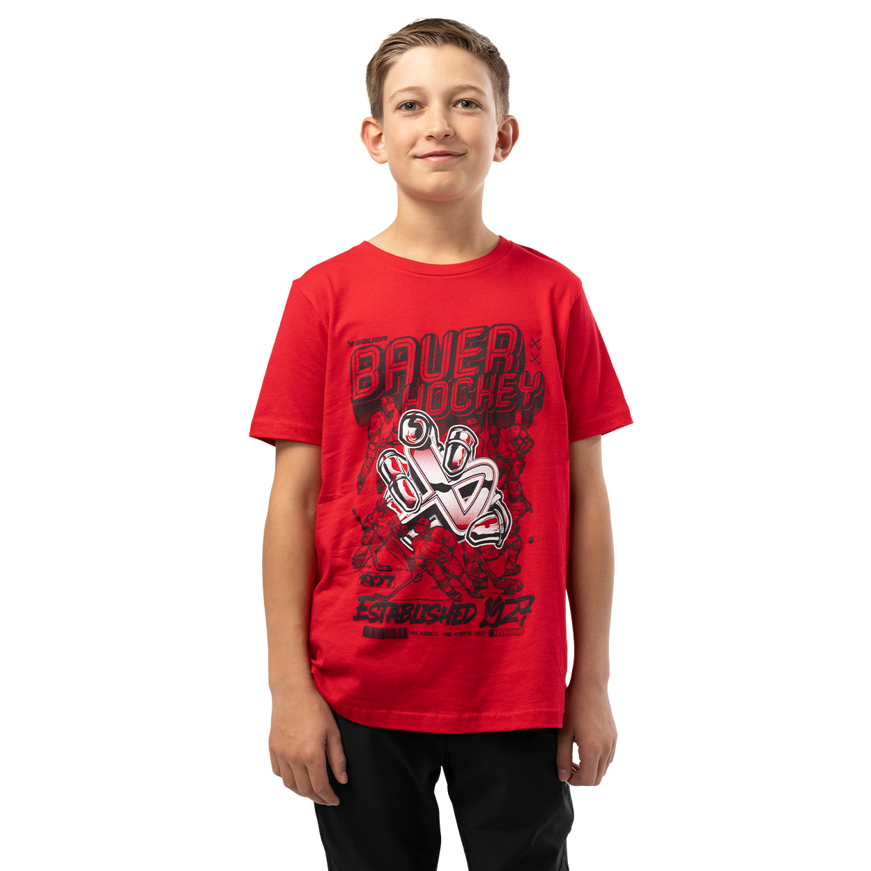 BAUER SHORTSLEEVE ICON SKATER TEE YOUTH