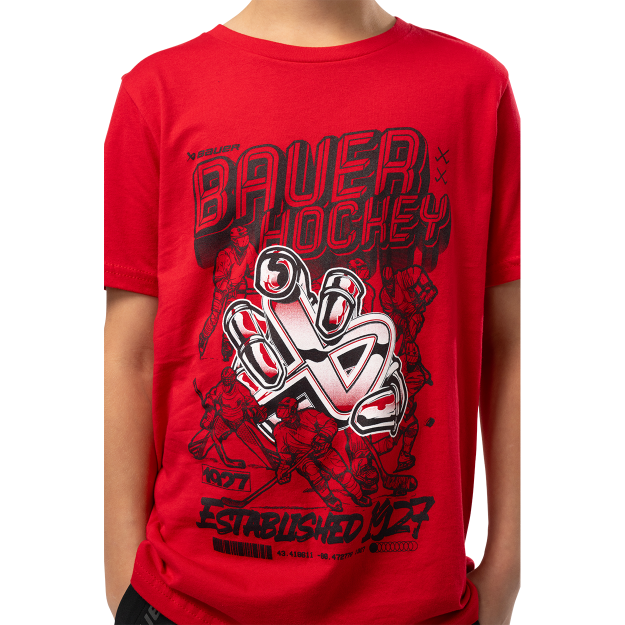 BAUER SHORTSLEEVE ICON SKATER TEE YOUTH