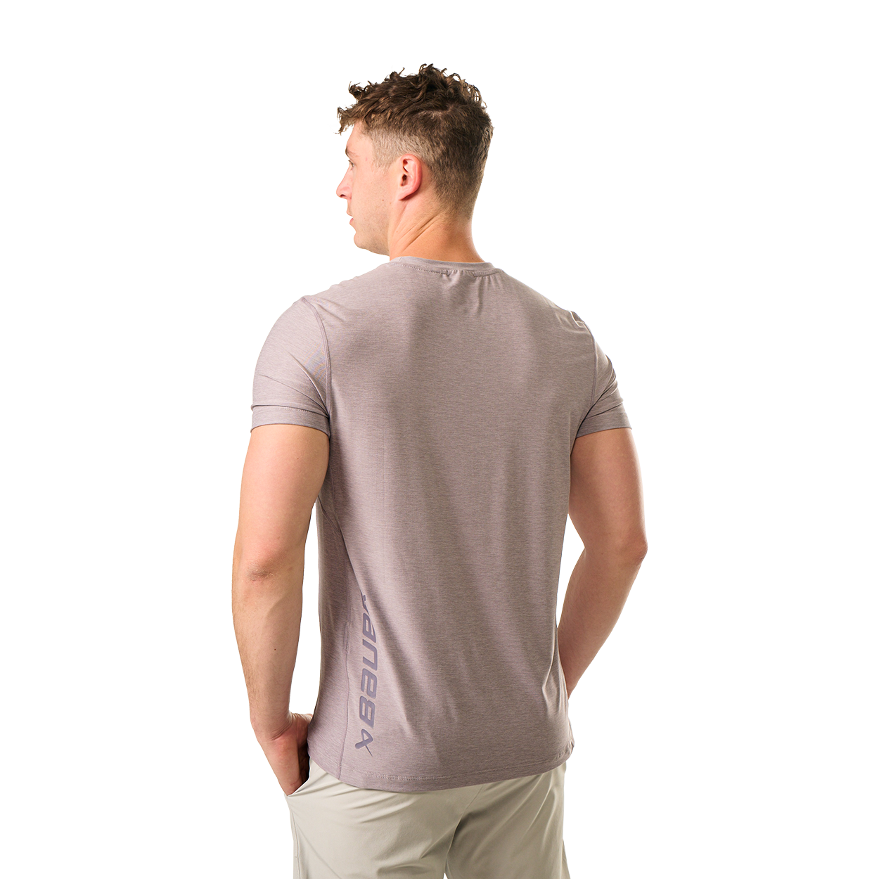 BAUER TOP SHELF TECH TEE LILAC
