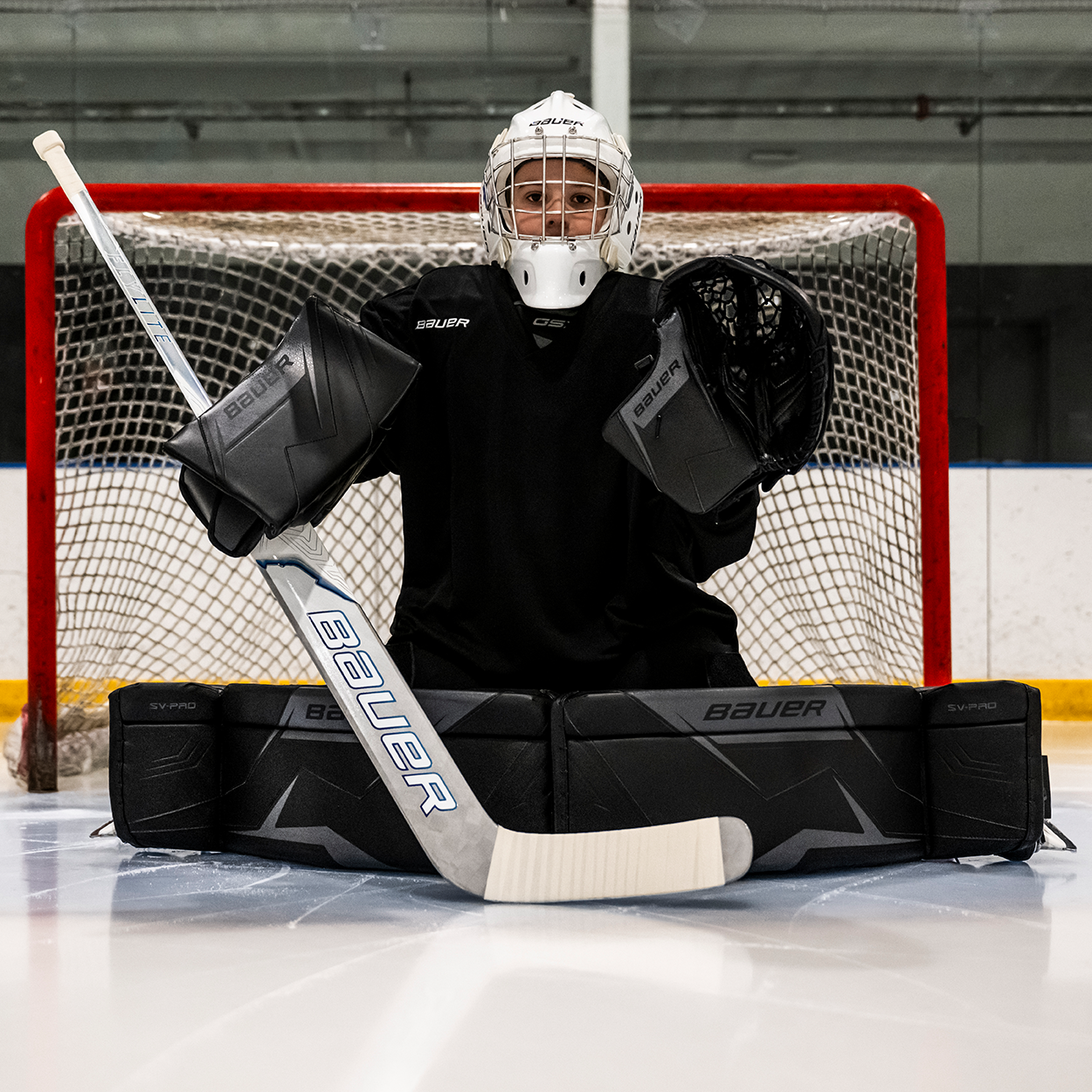 S25 BAUER SV-PRO BLOCKER JUNIOR