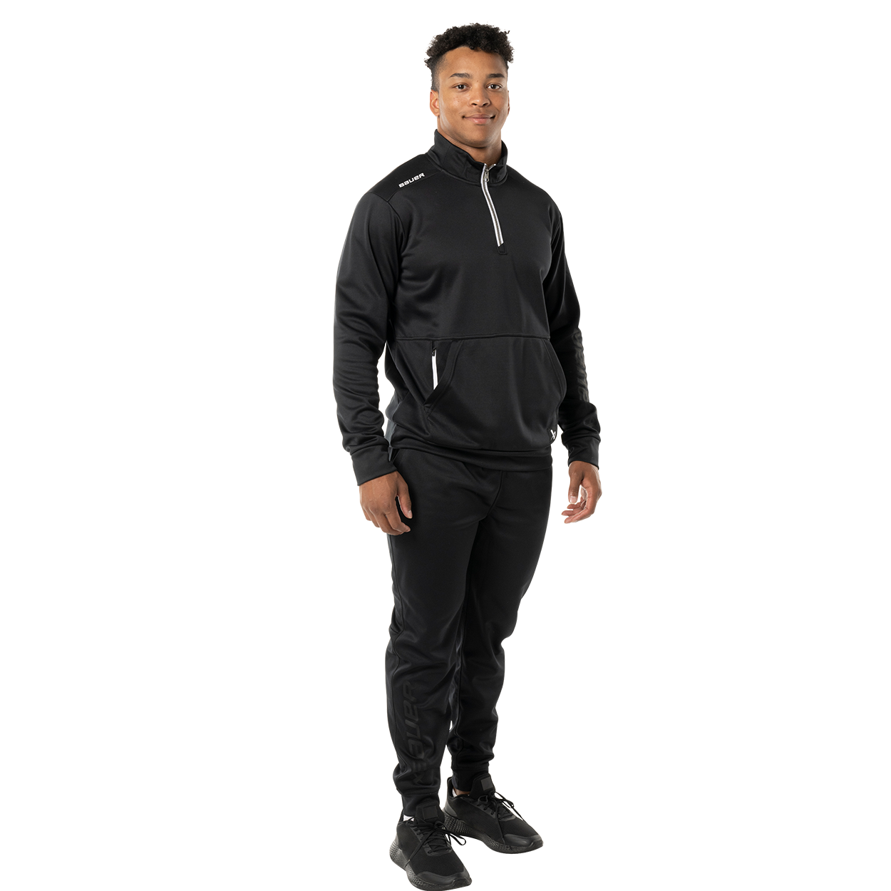 BAUER TEAM FLEECE 1/2 ZIP SENIOR