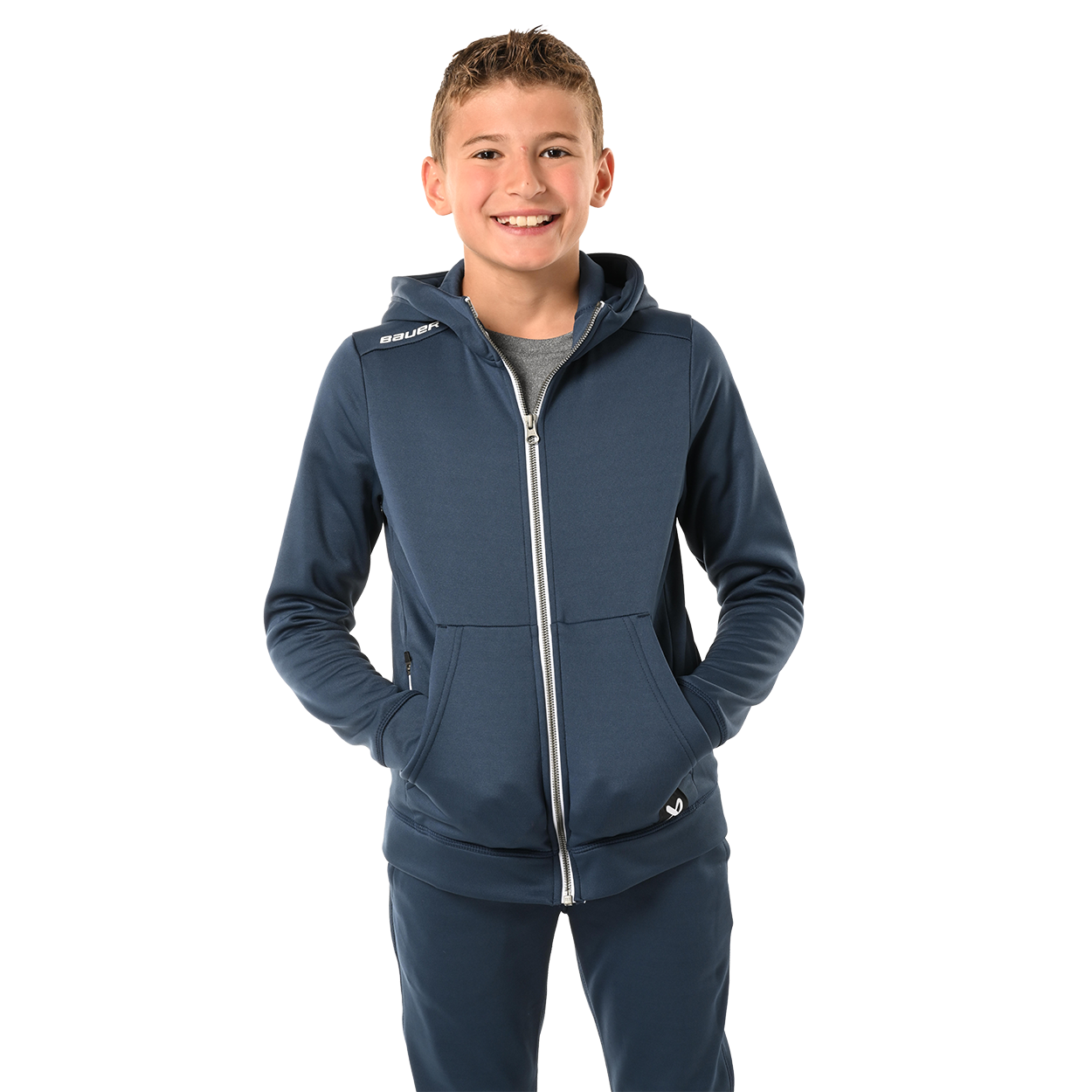 BAUER TEAM FLEECE ZIP HOODIE YOUTH