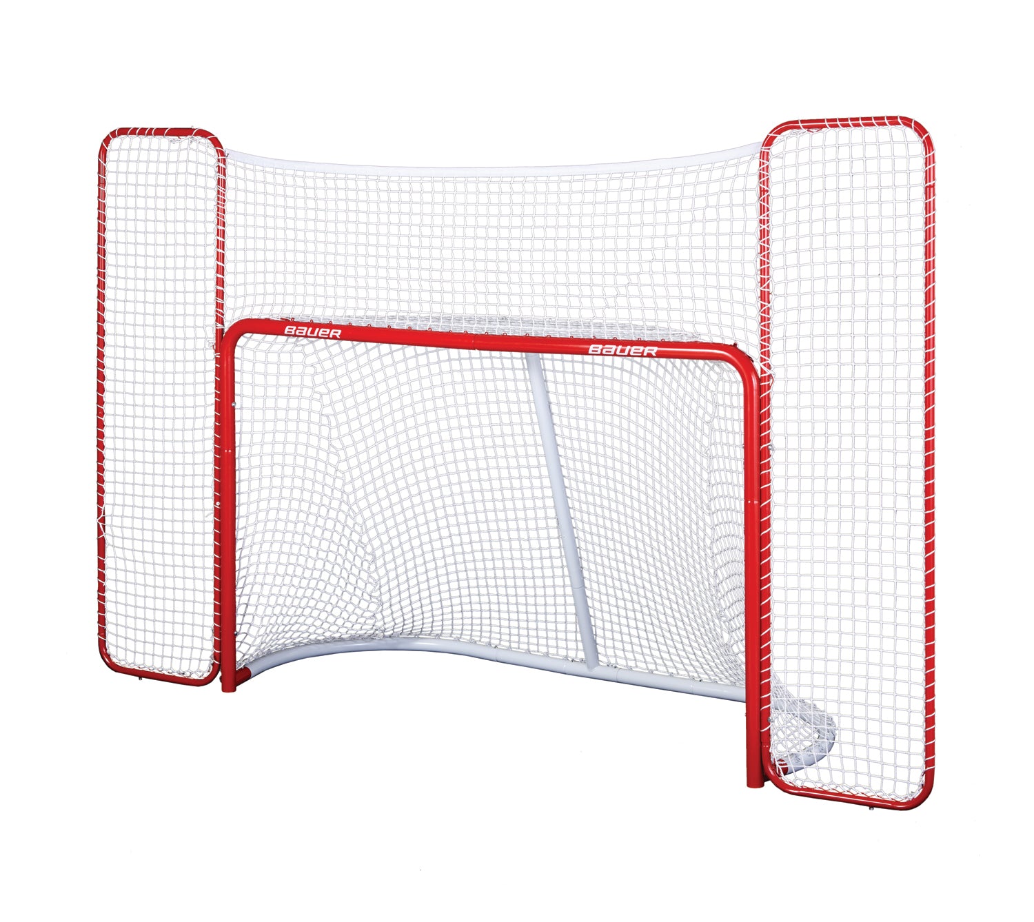BAUER OFFICIAL PERFORMANCE STEEL HOCKEY GOAL WITH BACKSTOP