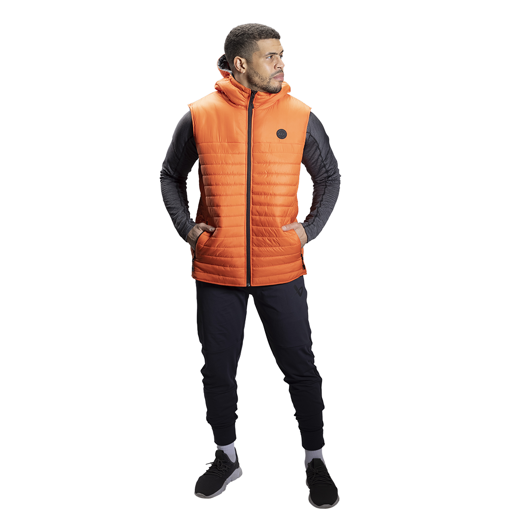 BAUER FLC HOODED PUFFER VEST SENIOR